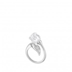 Muguet Ring Clear Crystal, Silver 51 (US 5.5) (Special Order)