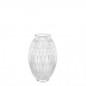 Plumes Large Vase, Clear Crystal
