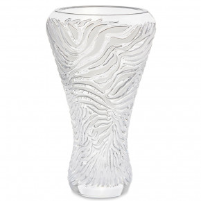 Zèbre Vase, Clear Crystal, Shiny Relief