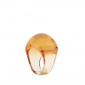 Cabochon Ring Amber Crystal 51 (US 5.5) (Special Order)