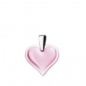 Amoureuse Beaucoup Pendant Pink Crystal, Silver