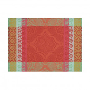 Bastide Red Pepper Coated Placemat 21" x 15"