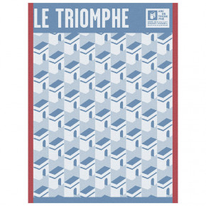 Arc Triomphe Blue Tea Towel 24" x 31"