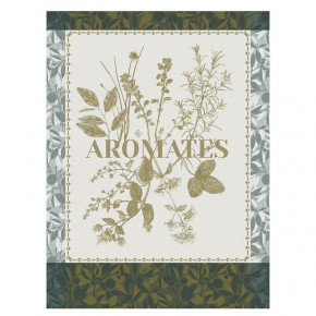 Epices & Aromates Green Tea Towel 24" x 31"