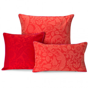 Voyage Iconique Red Cushion Cover 16" x 16"