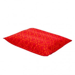 Monoi Red Beach Cushion 13" x 10"