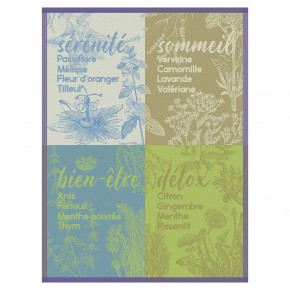 Serenites Purple Tea Towel 24" x 31"
