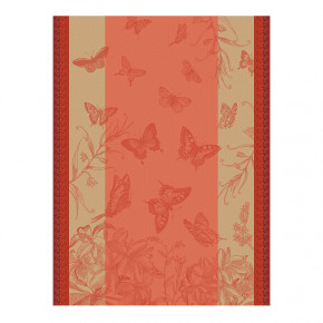 Jardin Des Papillons Pink Tea Towel 24" x 31"