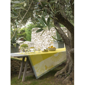 Jardin D'Orient Yellow Tablecloth 47" x 47"