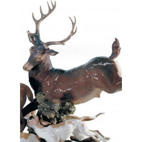 Pursued Deer Sculpture Limited Edition (Special Order)