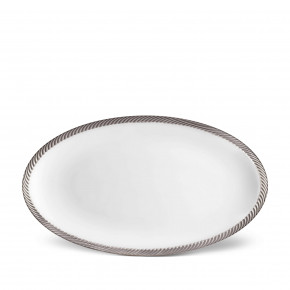 Corde Platinum Oval Platter Large 21x12"