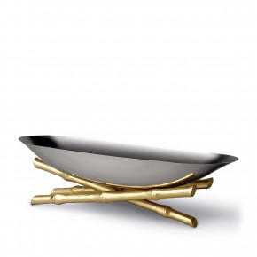 Bambou Serving Boat Large 24x7" - 61 x 18cm