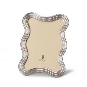 Rippled Pewter Small Photo Frame