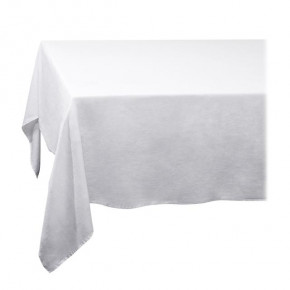 Linen Sateen White Tablecloth 70x126"