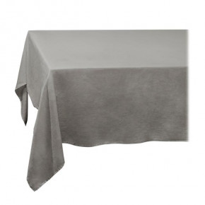Linen Sateen Grey Tablecloth 70x90"