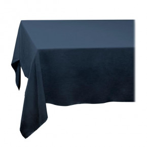 Linen Sateen Blue Tablecloth 70x90"