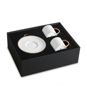 Neptune Gold Espresso Cup + Saucer (Gift Box of 2)