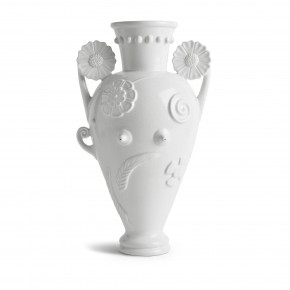 Persephone Vase White 11x9x18.5" - 28x23 x 47cm