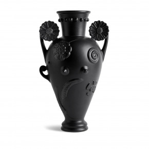 Persephone Vase Black 11x9x18.5" - 28x23 x 47cm