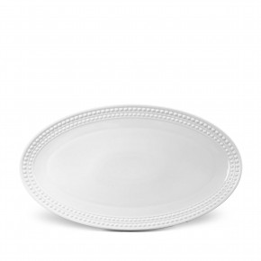 Perlee White Oval Platter Large 21x12"
