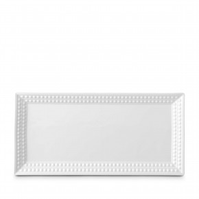 Perlee White Rectangular Platter 16x8"