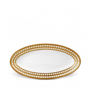 Perlee Gold Oval Platter Small 14x7"