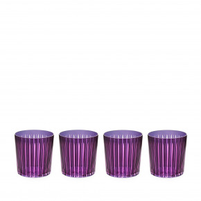 Prism Purple Double Old Fashioned Glasses, Set of 4