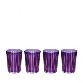 Prism Purple Highball Glasses, Set of 4