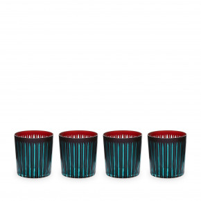 Prism Bordeaux Double Old Fashioned Glasses, Set of 4