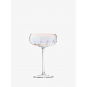 Pearl Champagne Saucer 10 oz Mother of Pearl, Set of 2