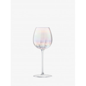 Pearl White Wine Glass 11 oz Mother of Pearl, Set of 2