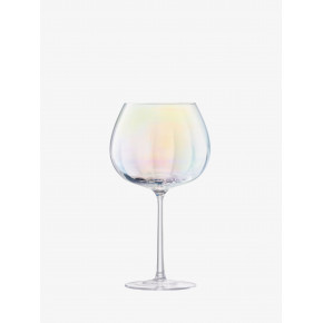 Pearl Balloon Goblet 22 oz Mother of Pearl, Set of 2