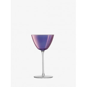 Aurora Martini Glass 7 oz Polar Violet, Set of 4