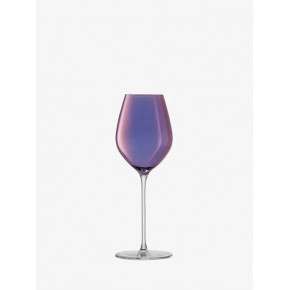 Aurora Champagne Tulip Glass 10 oz Polar Violet, Set of 4