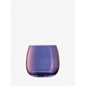 Aurora Stemless Glass 13 oz Polar Violet, Set of 4