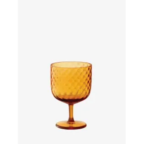 4 oz Round Clear Plastic Calice Wine Glass - 2 1/2 x 2 1/2 x