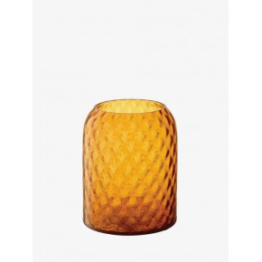 Dapple Vase/Lantern Height 6.25 in Sun Amber
