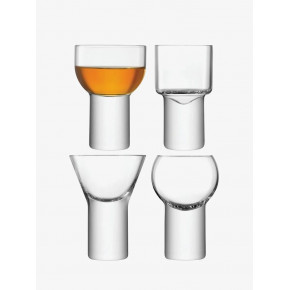 Boris Liqueur Glass Clear 2-3.5 oz Assorted, Set of 4