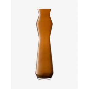 Sculpt Vase Height 39.25 in Cognac