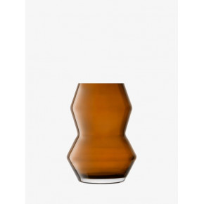 Sculpt Vase Height 6.25 in Cognac