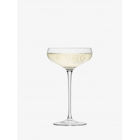 Wine Champagne Saucer 10 oz Clear, Set of 2