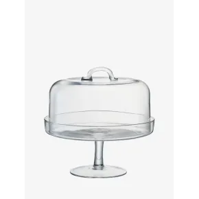 Large Glass Cake Stand