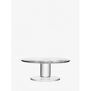 Klara Cake Stand (low) Round 9.5 in Clear