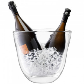 Celebrate Dual Champagne Bucket Height 10.75 in Clear