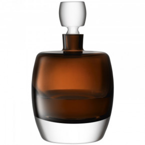 Whisky Club Decanter 36 oz Peat Brown