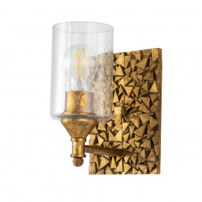 Mosaic 1-Light Wall Sconce Antique Gold