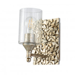 Mosaic 1-Light Wall Sconce Antique Silver