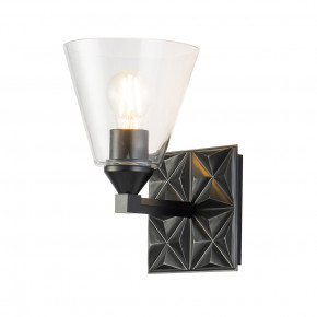 Alpha 1-Light Wall Sconce With Glass