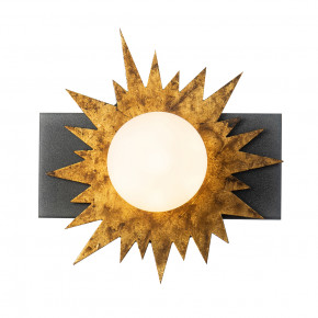 Soleil 1-Light Wall Sconce Star Gold And Weathered Zinc