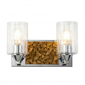 Bocage 2-Light Wall Vanity-Light Silver And Gold